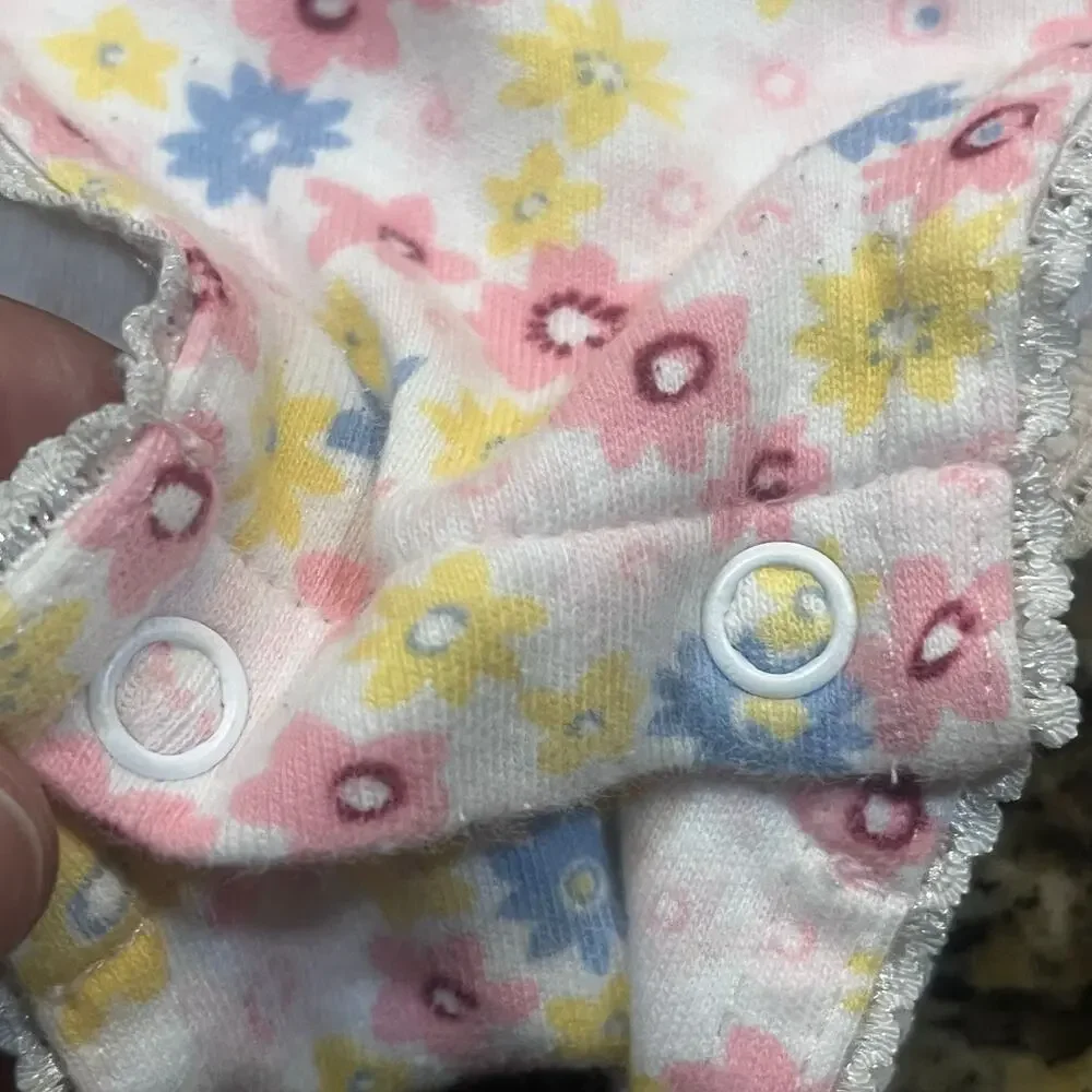 Vintage‎ The Limited Baby Girl Floral Bodysuit 18-24M Long Sleeve Pastel